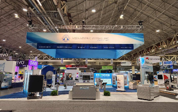 Aqua-Aerobic's trade show booth